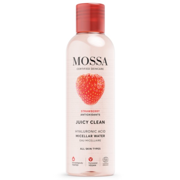 MOSSA JUICY CLEAN AGUA MICELAR RASPBERRY TODO TIPO DE PIELES 200ML