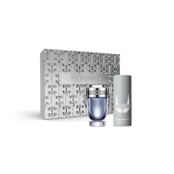 Paco Rabanne Invictus Eau De Toilette Spray 100ml Set 2 Piezas Christmas 2023