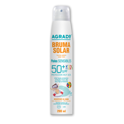 Agrado Bruma Seca Solar Spf50 Kids 200ml