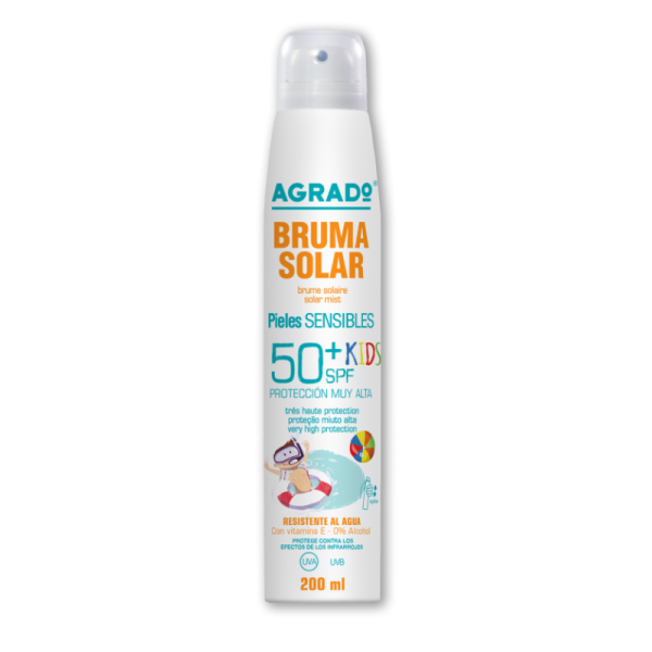 Agrado Bruma Seca Solar Spf50 Kids 200ml