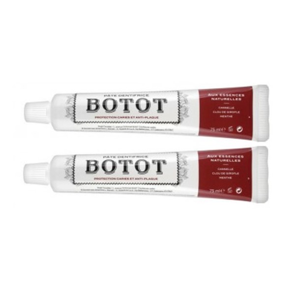 Botot dentifrice botot rouge 2x75ml