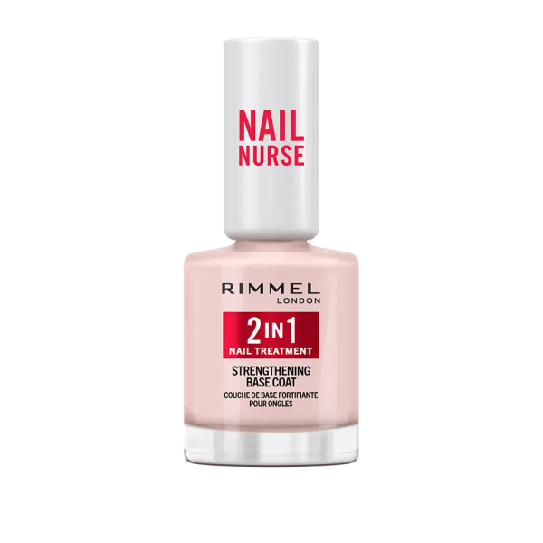 Rimmel London Nail Nurse 2 In 1 Tratamiento De Uñas y Base Coat 12ml