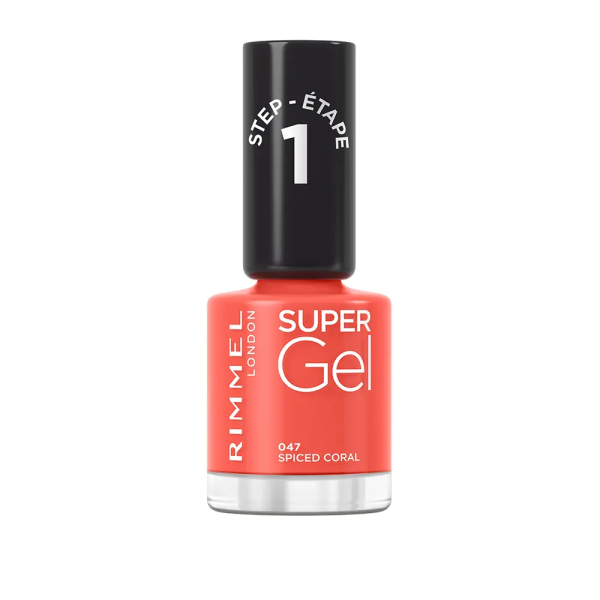 Rimmel London Super Gel Esmalte De Uñas 047-Spiced Coral 12ml