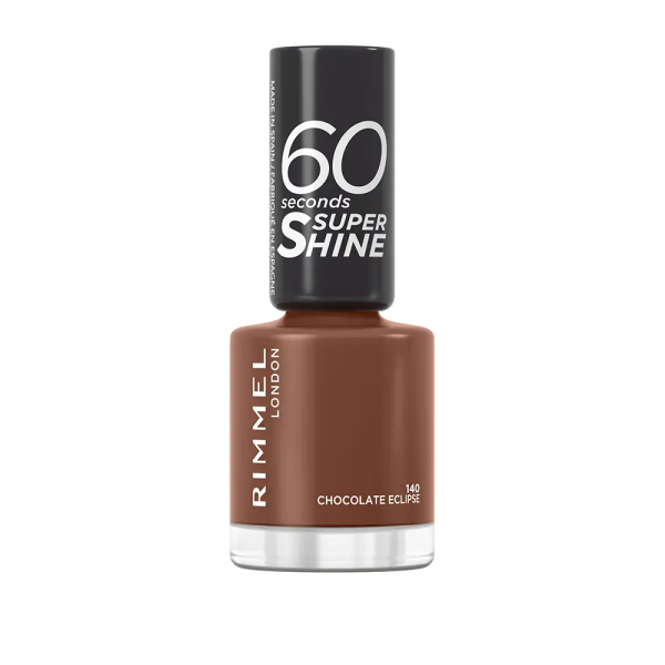 Rimmel London 60 Seconds Super Shine Esmalte De Uñas 140-Chocolate Eclipse 8ml