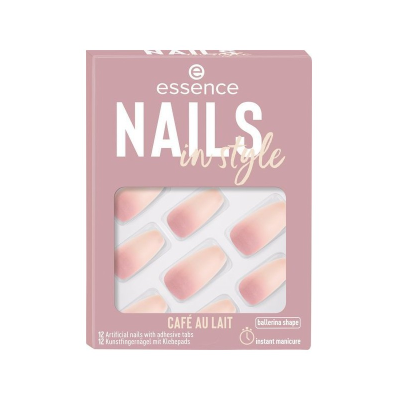 Essence Cosmetics Nails In Style Uñas Artificiales 16-Café Au Lait 12 U