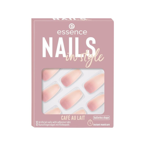 Essence Cosmetics Nails In Style Uñas Artificiales 16-Café Au Lait 12 U