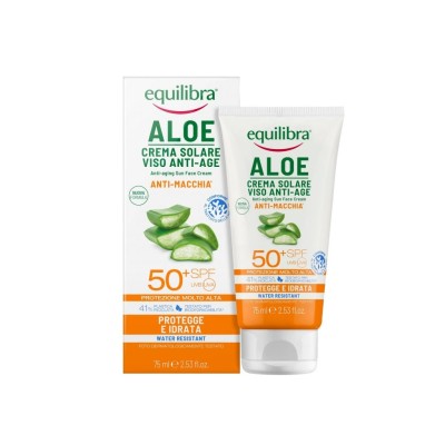 EQUILIBRA SUN FACE ALOE ANTIAGE F50 75