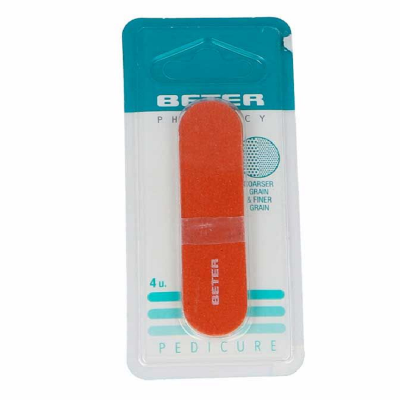 Beter Lima Uñas Pedicura Corindón 8cm 4 UDS