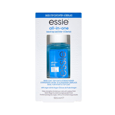 Essie Tratamiento De Uñas Fortalecedor Con Aceite De Argán Todo En Uno Base y Top Coat All-In-One 13,5ml