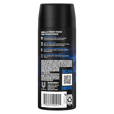 Axe Blue Lavander Desodorante Spray 150ml