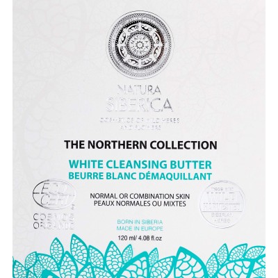 NATURA SIBERICA THE NORTHERN COLLECTION MANTECA LIMPIADORA WHITE 120ML