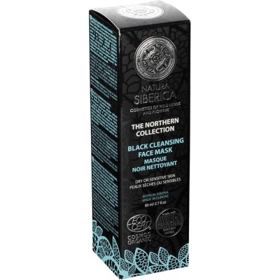 NATURA SIBERICA THE NORTHERN COLLECTION MASCARILLA FACIAL LIMPIADORA BLACK 60ML