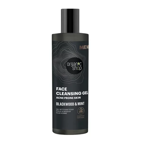 ORGANIC SHOP MEN BLACKWOOD GEL LIMPIADOR ANTI-ACNE 200ML