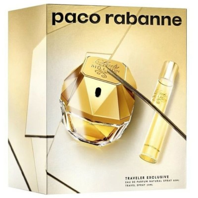 Paco Rabanne Lady Million Eau De Perfume Spray 80ml Set 2 Piezas