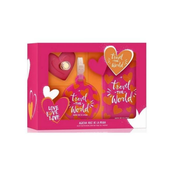 Agatha Ruiz De La Prada Love Love Love Eau De Toilette Spray 50ml Set 3 Piezas