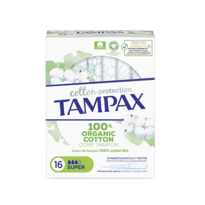 Tampax Organic Super Tampón 16 Unidades