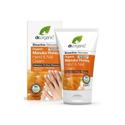 Dr. Organic Crema De Manos y Uñas De Miel De Manuka 125ml