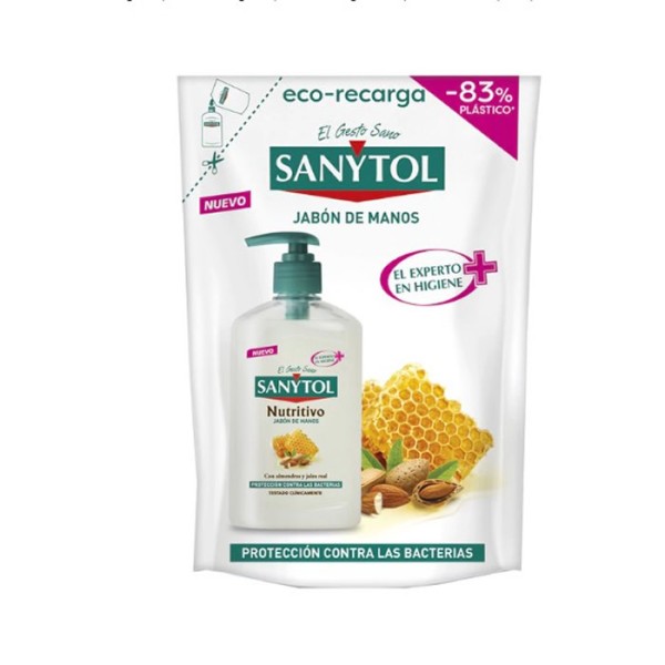 Sanytol Jabón De Manos Nutritivo Eco-Recarga 200ml