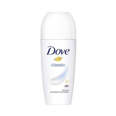 DOVE CLASSIC DESODORANTE ROLL-ON SIN ALCOHOL 50ML