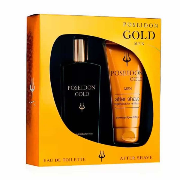 Poseidon Gold Men Eau De Toilette Spray 100ml Set 2 Piezas