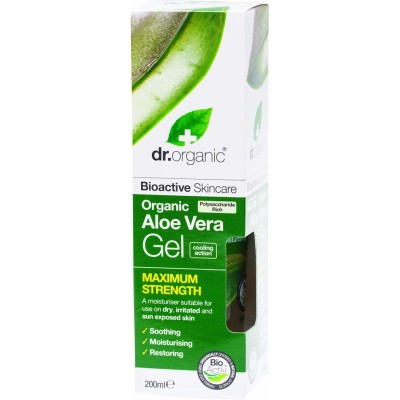 Dr Organic Aloe Vera Gel Maximum Strength 200ml