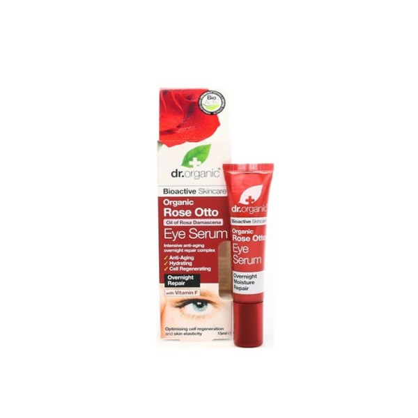 Dr Organic Rose Otto Serúm Contorno De Ojos 15ml