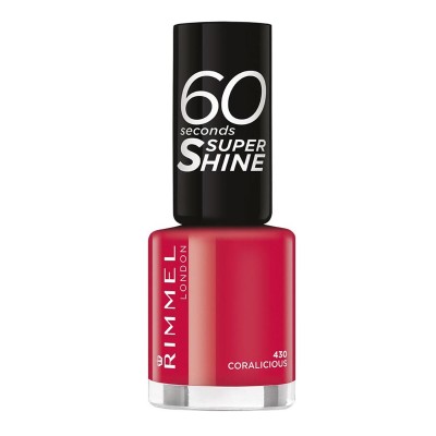 Rimmel London 60 Seconds Super Shine Nail Lacquer 430 Coralicious