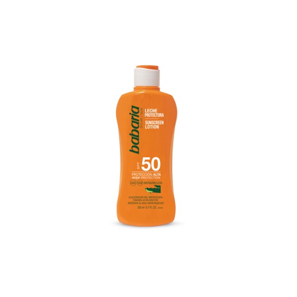 Babaria Leche Solar Protectora Aloe Vera Spf50 200ml