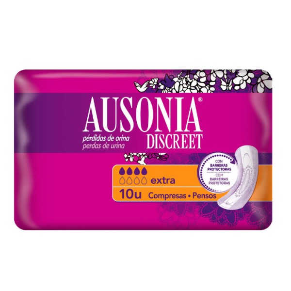 Ausonia Discreet Extra Compresas Pérdidas