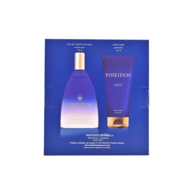 Institito Español Poseidon Deep Eau De Toilette Spray 150ml Set 2 Piezas