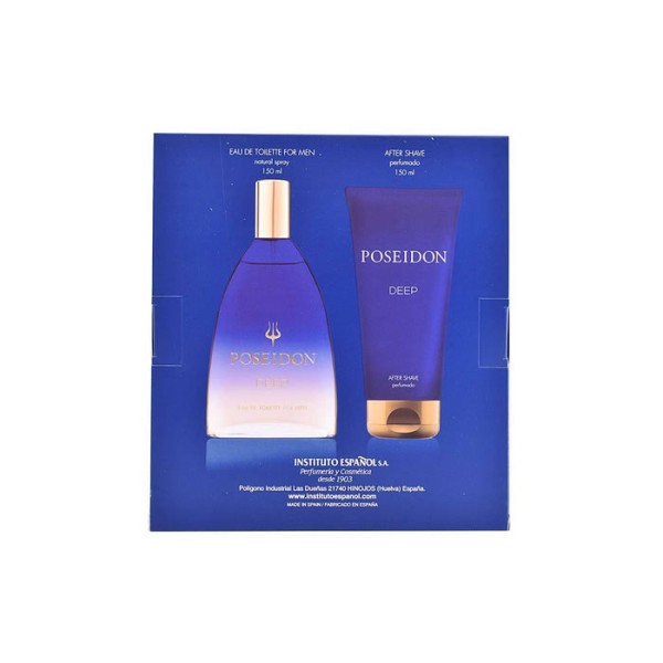 Instituto Español Poseidon Deep Eau De Toilette Spray 150ml Set 2 Piezas