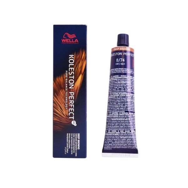 Wella Koleston Perfect Me+ 8/74 Deep Browns 60ml