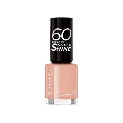 Rimmel Esmalte De Uñas 60 Seconds Super Shine 708 Kiss In The Nude