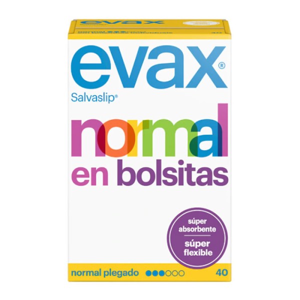 Evax Salvaslip Normal Protegeslips 40 Unidades