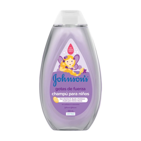 Johnsons Gotas De Fuerza Champú Para Niños 500ml