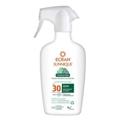 Ecran Sunnique Naturals Leche Protectora Spf30 Spray 300ml