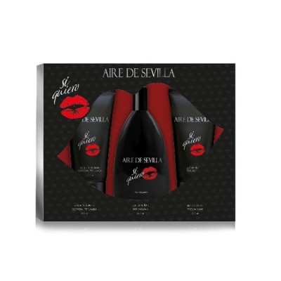 Aire de Sevilla Si Quiero Eau De Toilette Spray 150ml Set 3 Piezas