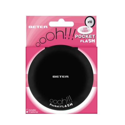 Beter Ohh! Pocket Flash Con Luz Y Aumento x10 Negro