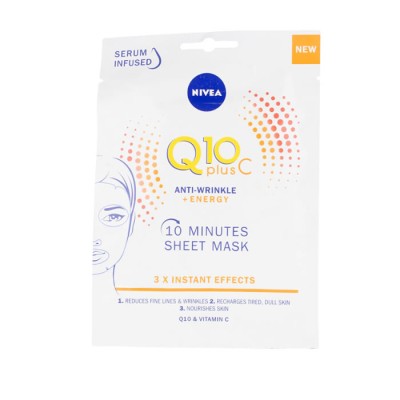 Nivea Q10+Vitamina C Antiarrugas Energizante Mascarilla Facial