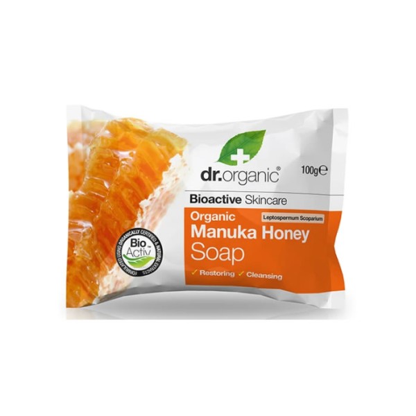 Dr. Organic Pastilla De Jabón De Miel De Manuka 100g