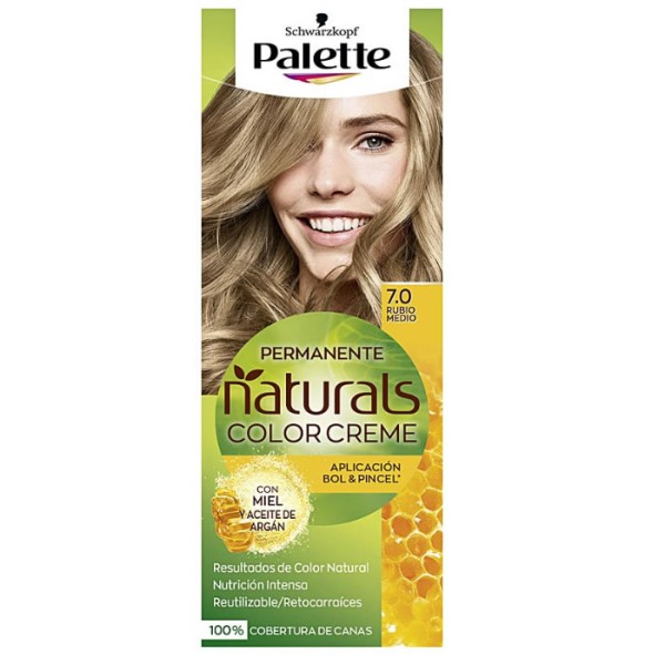 Schwarzkopf Palette Naturals Color Creme 7.0 Rubio Medio