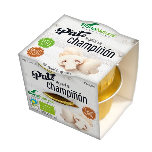 Alecosor Pate Vegetal De Champiñon Faja 2 Ud 50g Bio