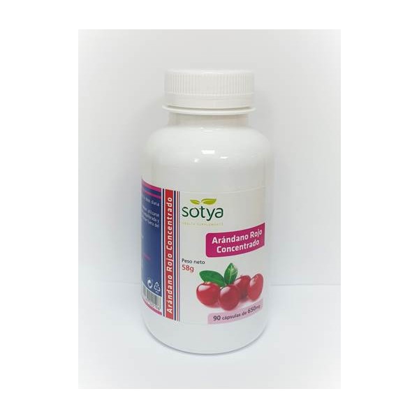 Sotya Arandano Rojo 90 Cap De 650 Mg