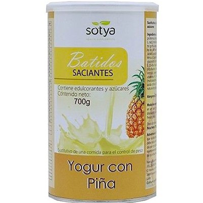 Sotya Batido Saciante Yogur Piña 700 Gramos