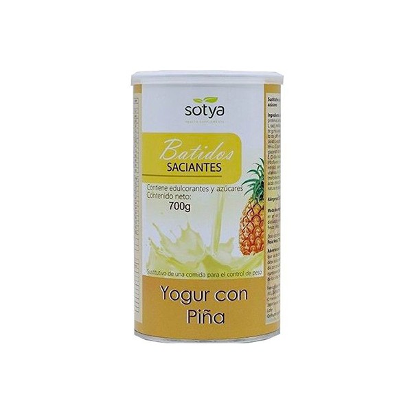 Sotya Batido Saciante Yogur Piña 700 Gramos