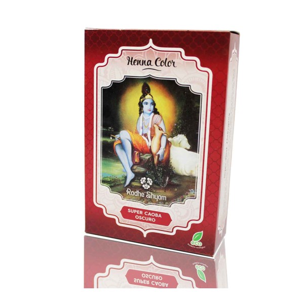 Radhe Henna Super Caoba Oscuro Polvo 100g