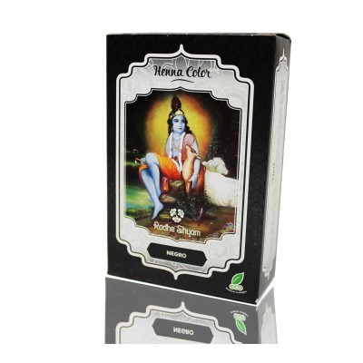 Henna Negro Polvo Radhe Shyam 100g