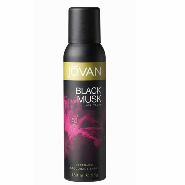 JOVAN BLACK MUSK DESODORANTE 150ML